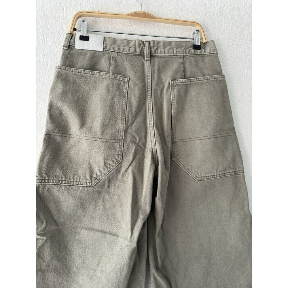 Everlane Olive Wide Leg Jeans - Picture 10 of 13